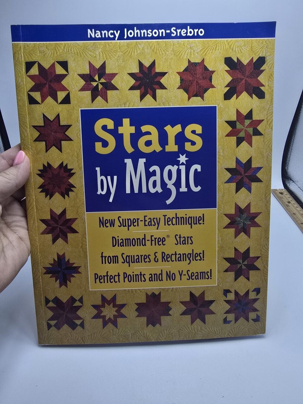STARS BY MAGIC: New Super Easy Technique! Diamond -Free By Nancy Johnson-Serbro